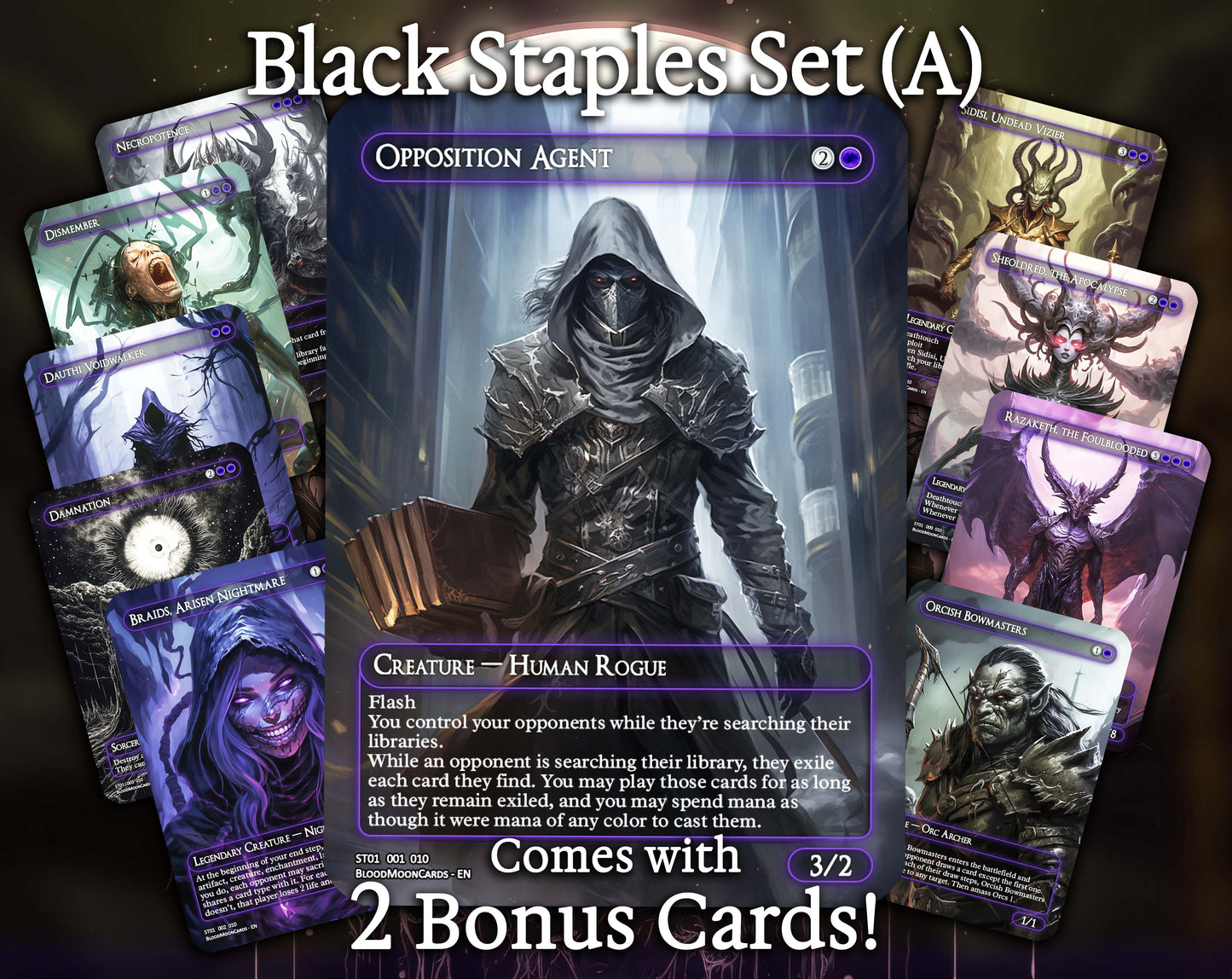 Black Staples Set (A)