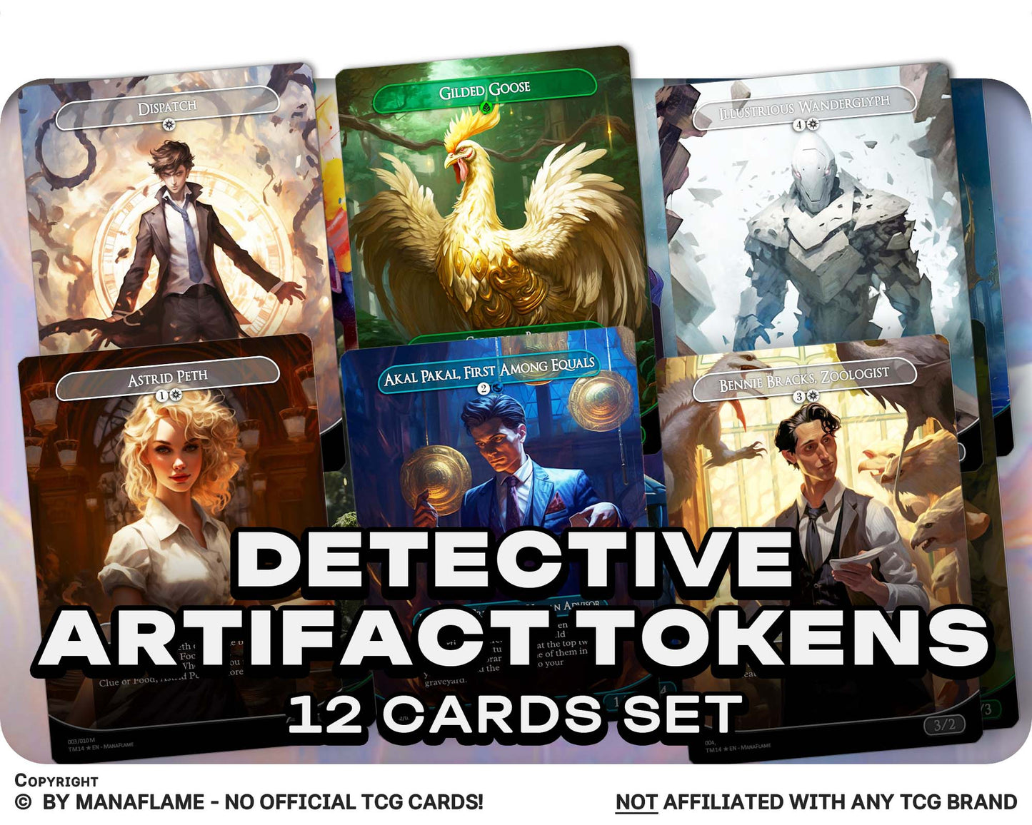 Detective Artifact Tokens Set (A)
