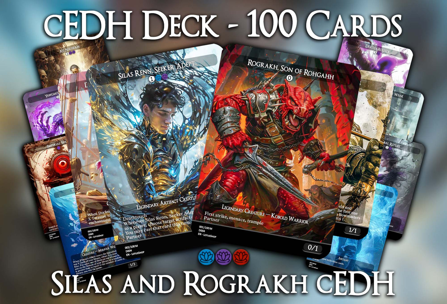 Silas and Rograkh cEDH Deck