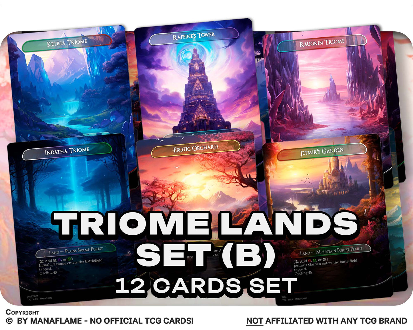 Triome Lands Set (B)