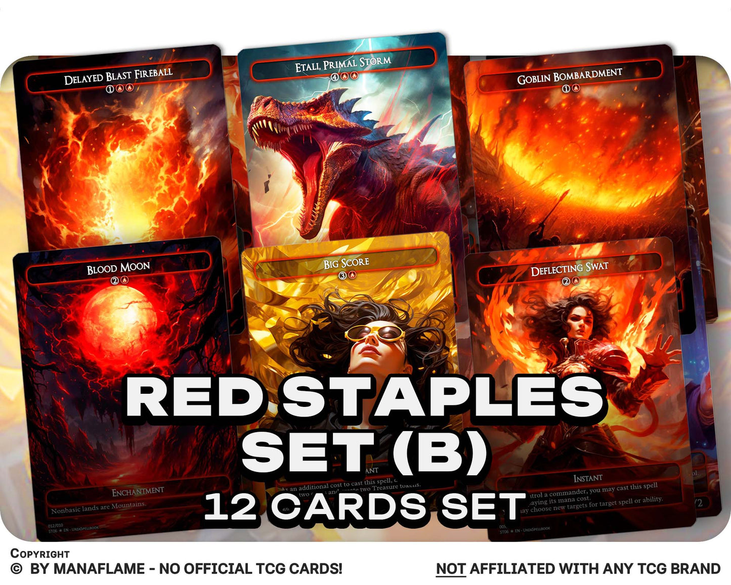 Red Staples Set (B)