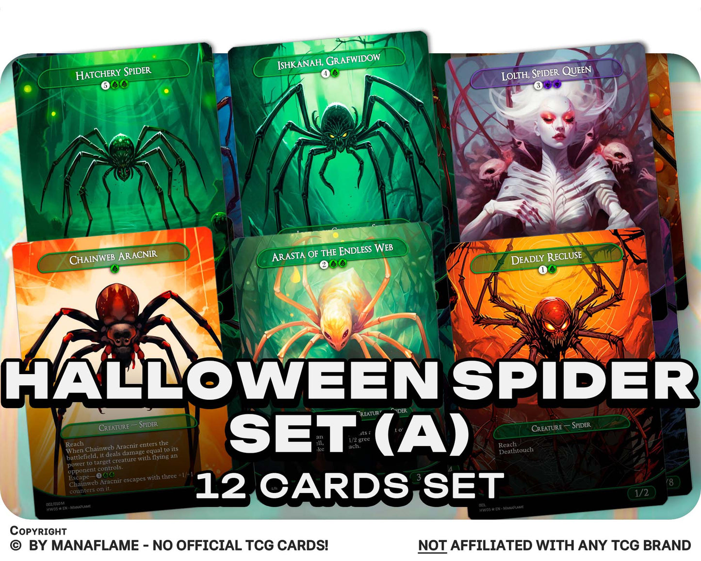 Halloween Spider Set (A)