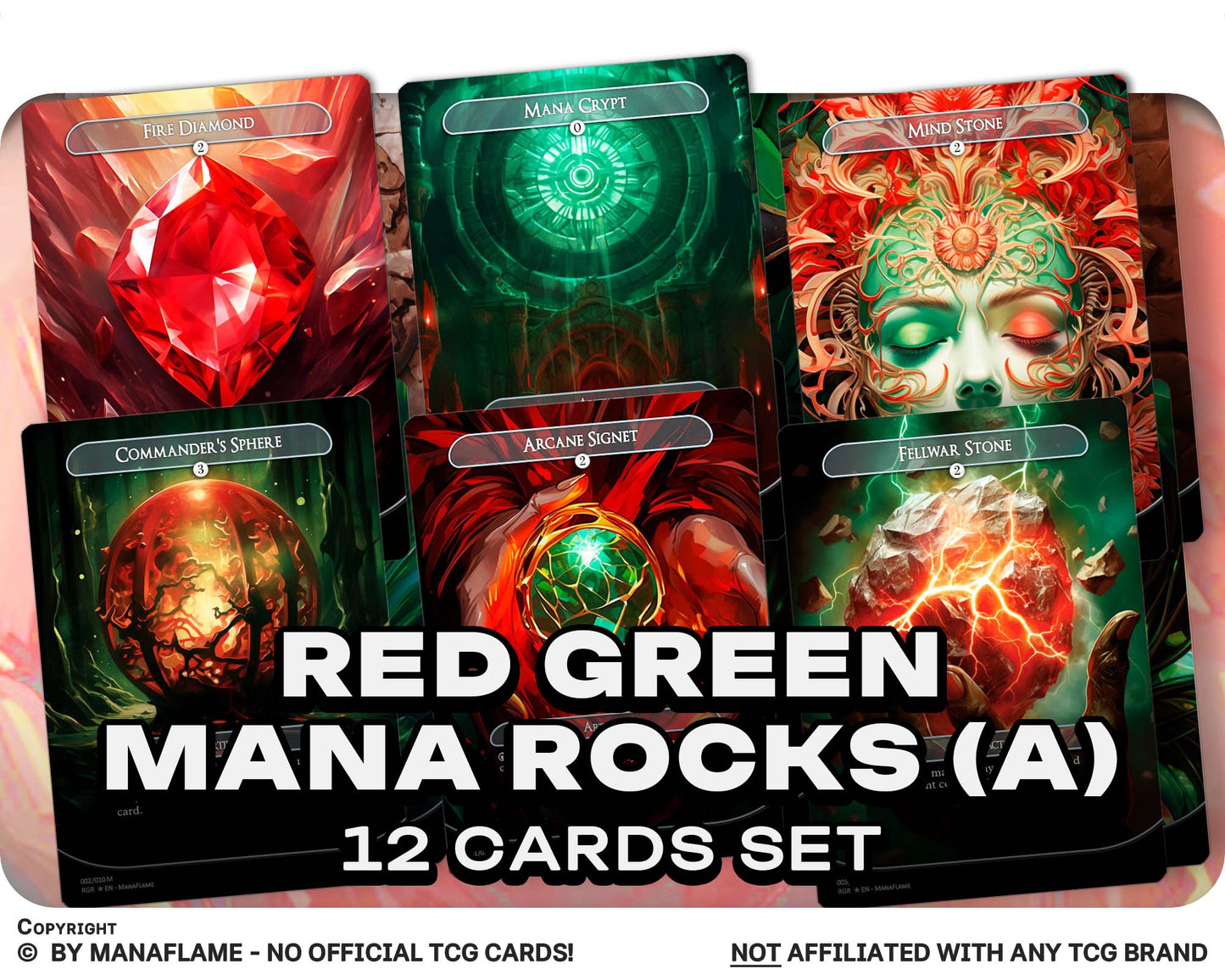 Red Green Mana Rocks Set (A)