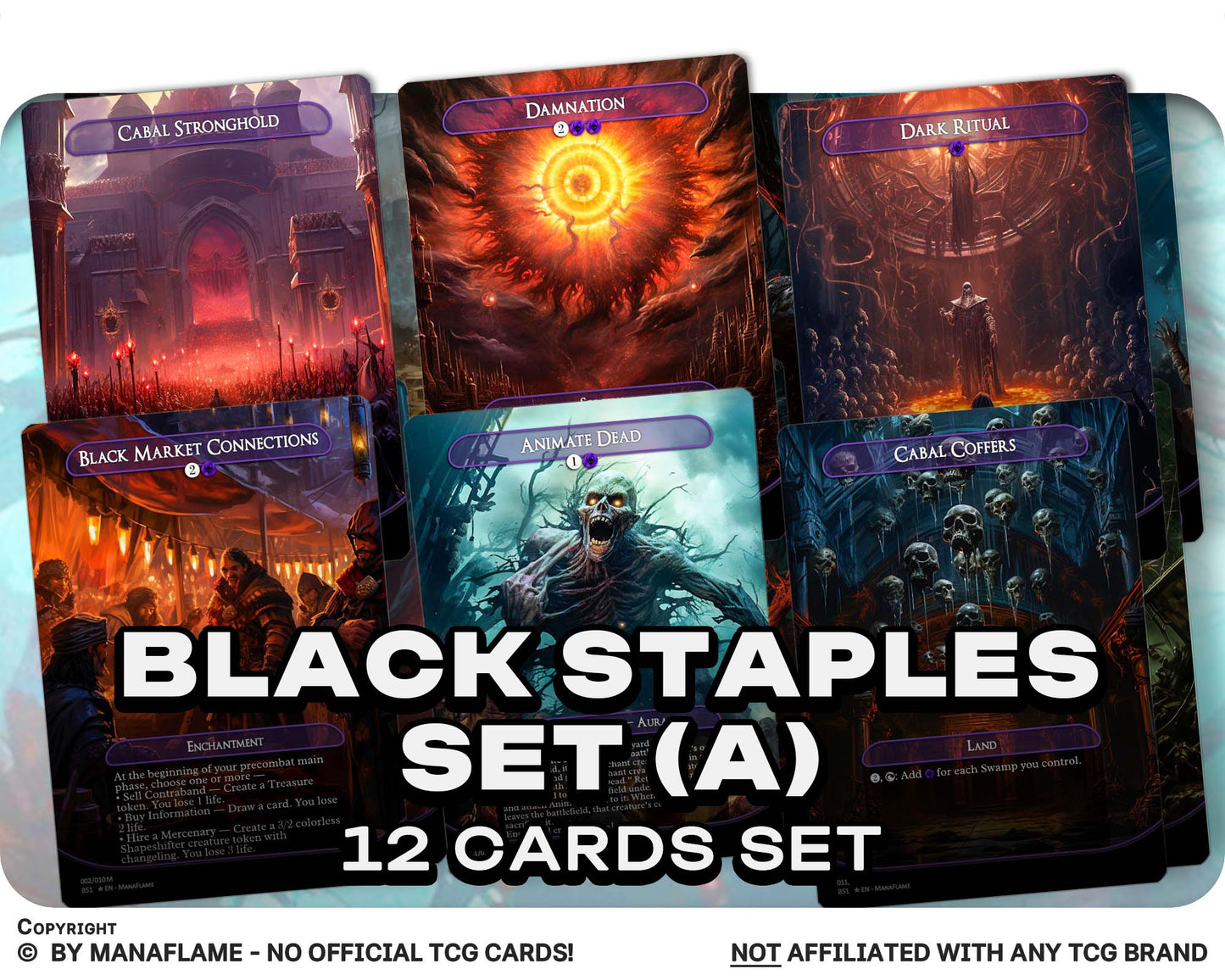 Black Staples Set (A)