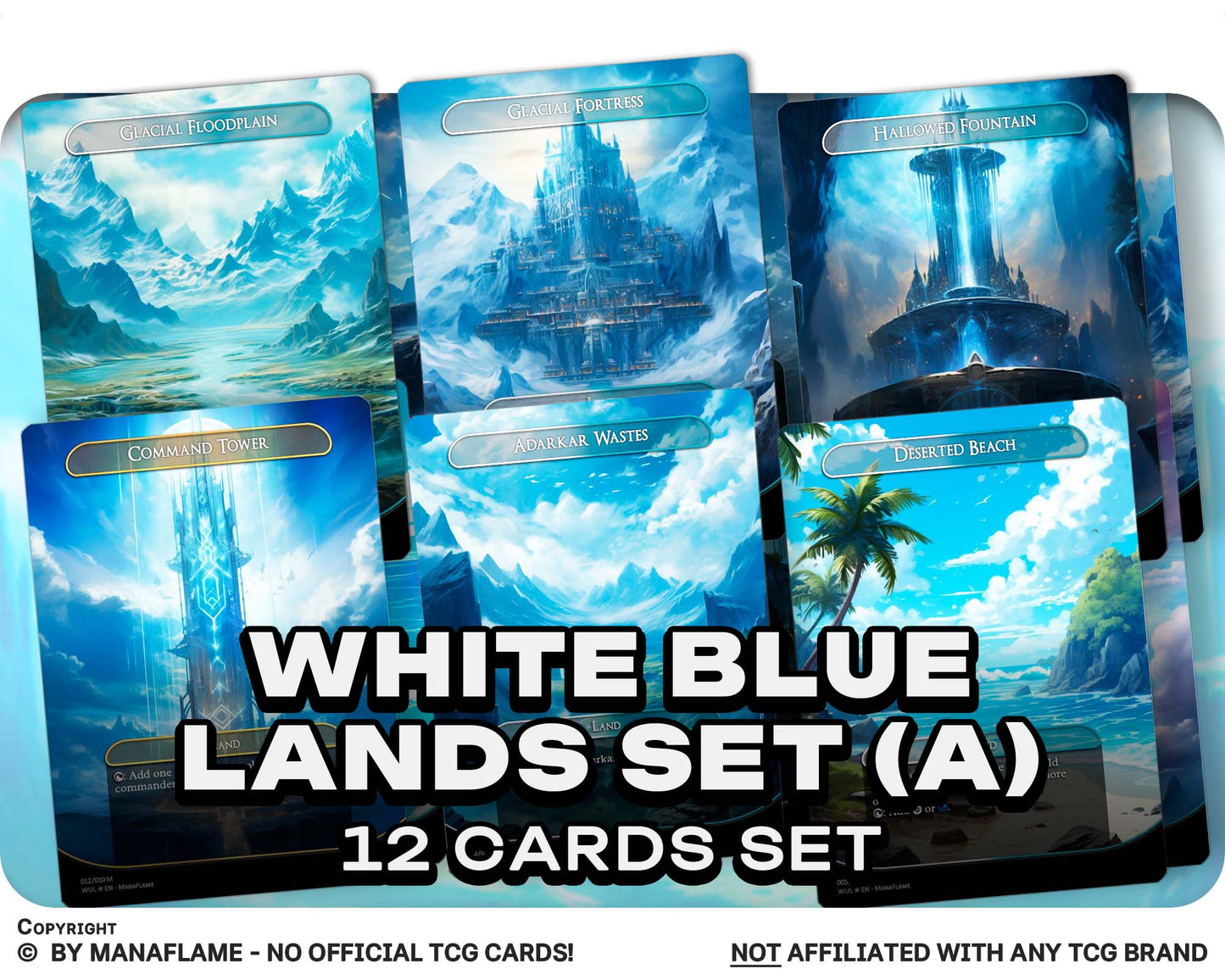 White Blue Lands Set (A)