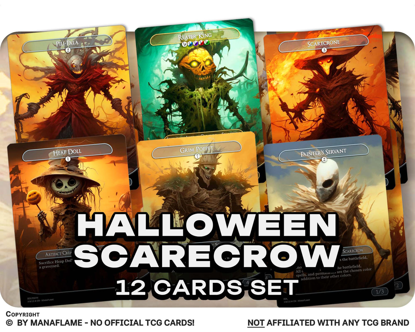 Halloween Scarecrow Set (B)