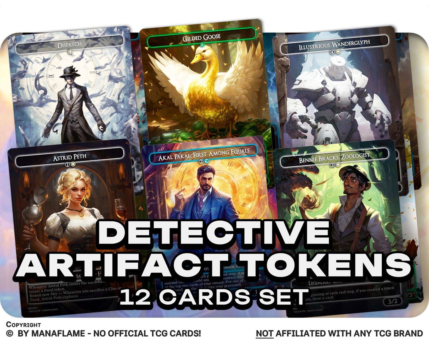Detective Artifact Tokens Set (A)