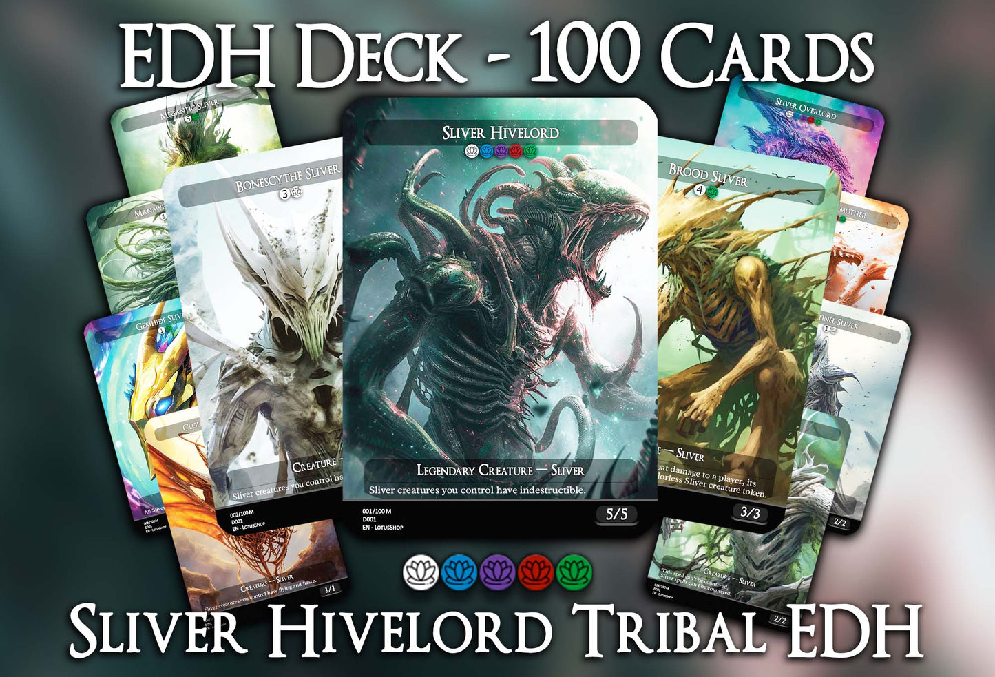 Sliver Hivelord Tribal EDH Deck