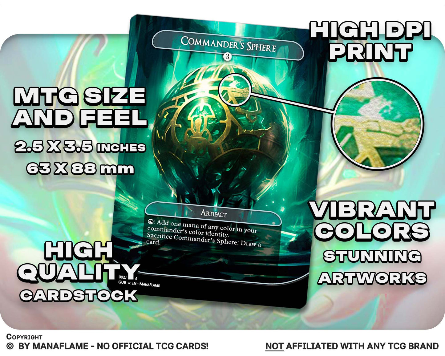 Green Blue Mana Rocks Set (A)