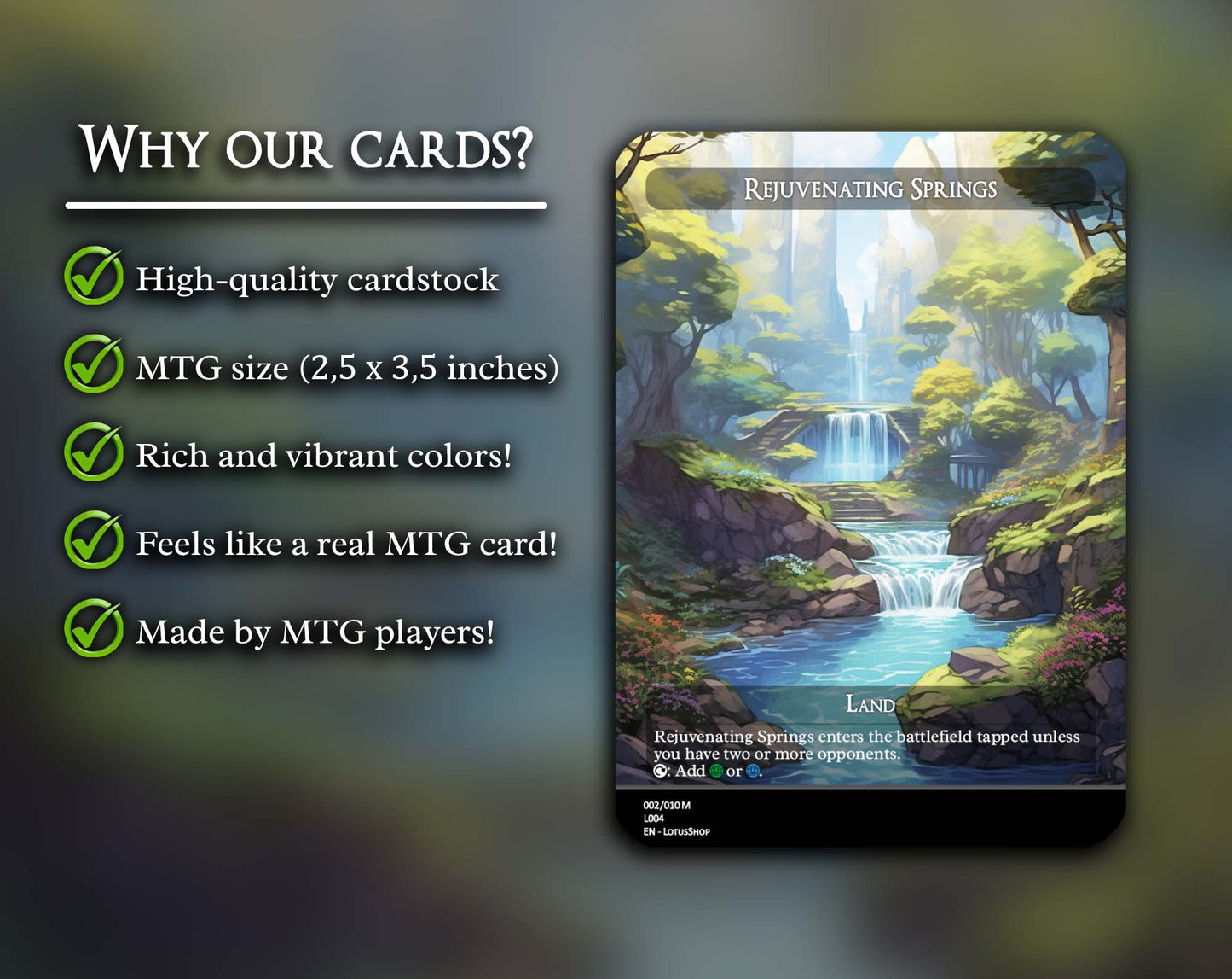 Bond Lands Set (A)