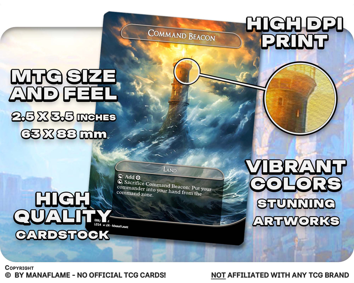 Colorless Lands Set (B)