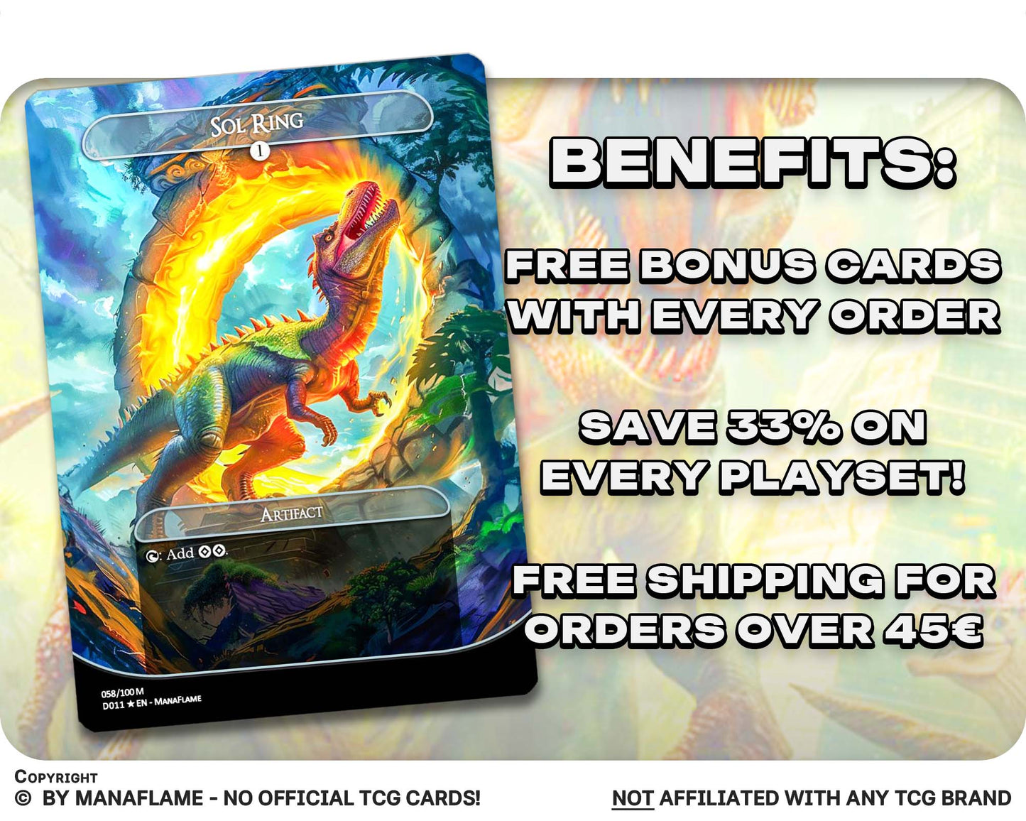 Gishath Dinosaur Tribal EDH