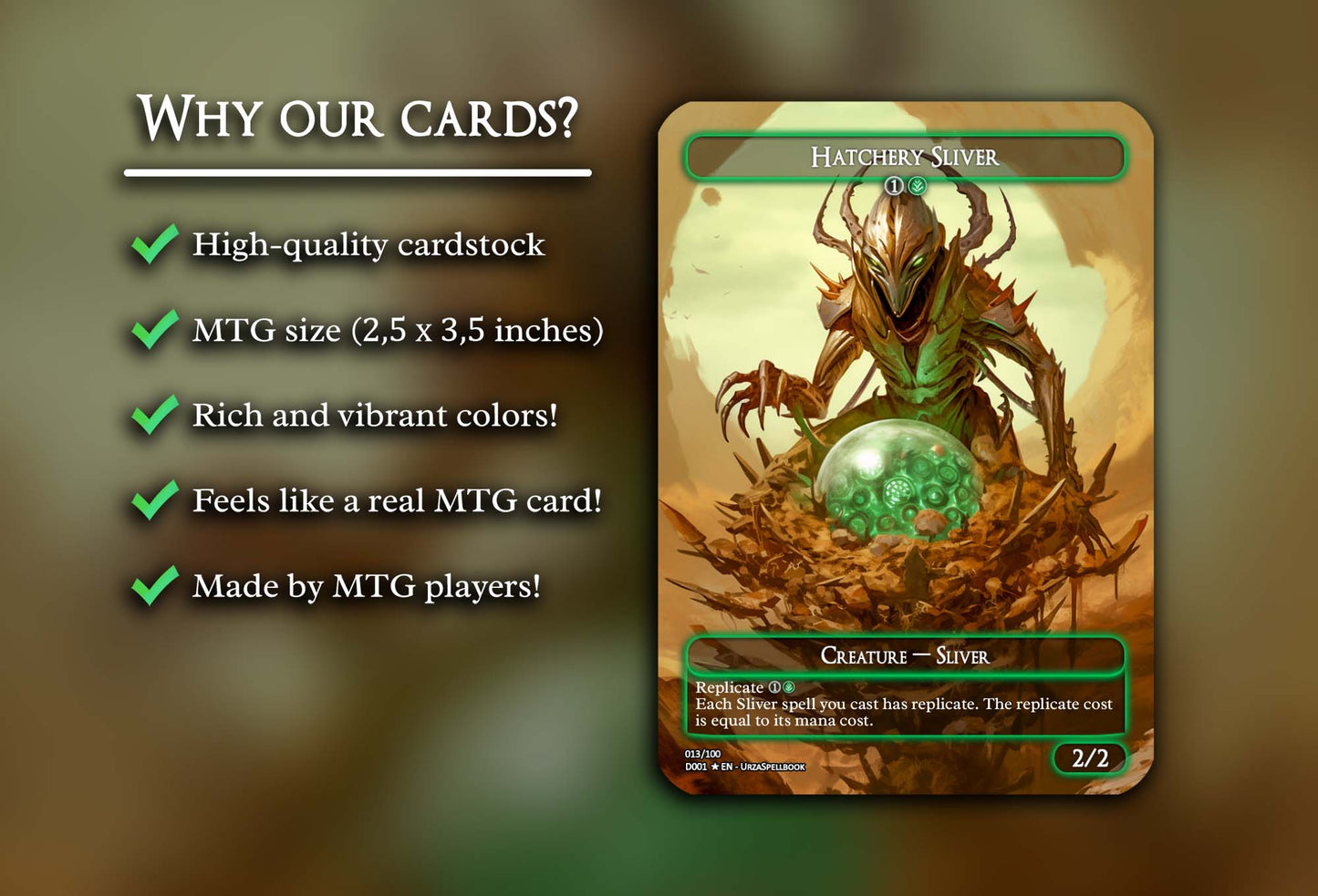 Sliver Overlord Tribal EDH Deck