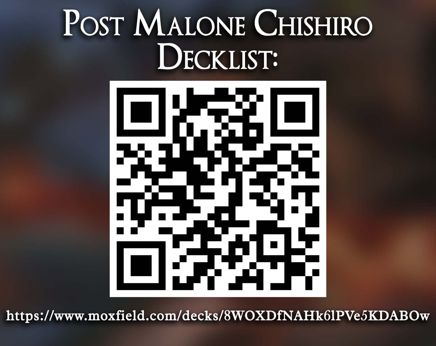 Post Malone Chishiro EDH Deck