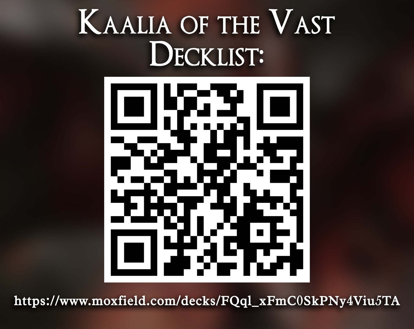 Kaalia of the Vast EDH Deck