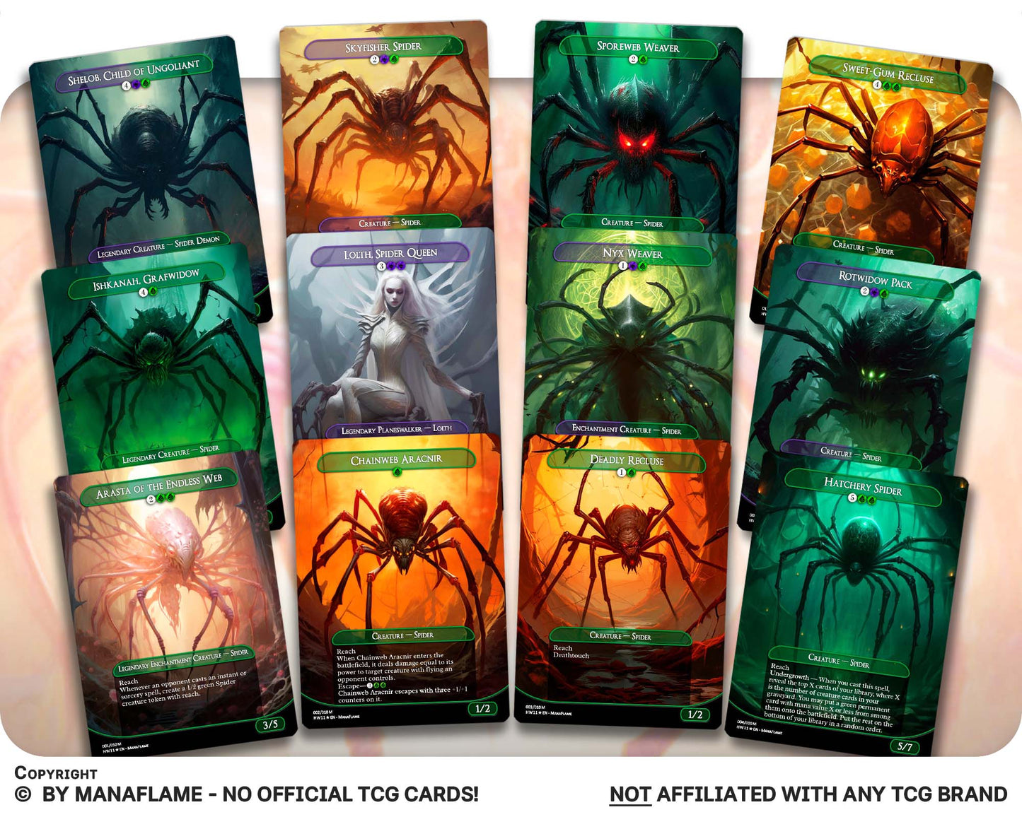 Halloween Spider Set (B)