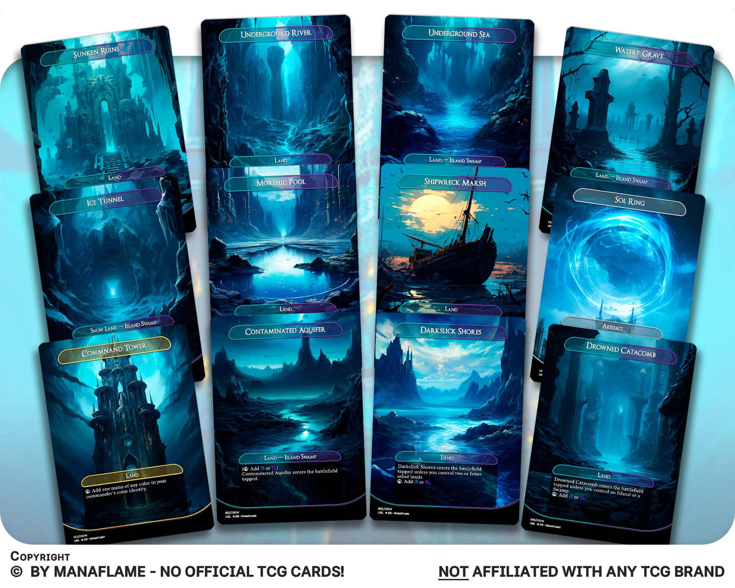 Blue Black Lands Set (A)