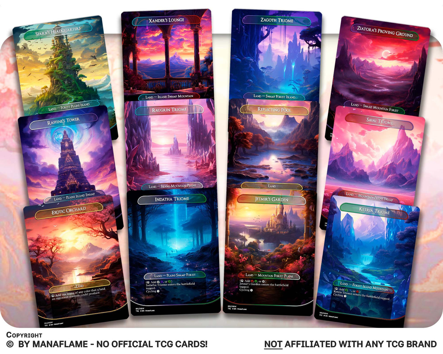 Triome Lands Set (B)
