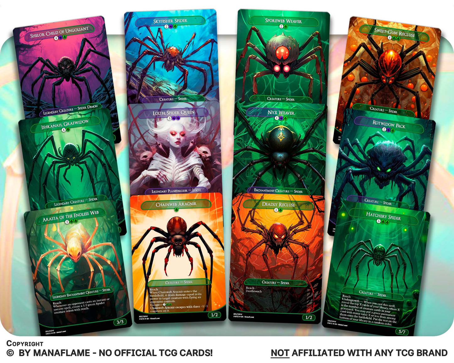 Halloween Spider Set (A)