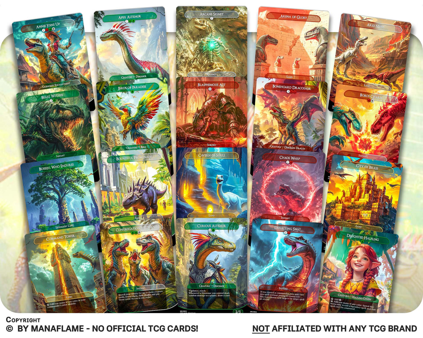 Gishath Dinosaur Tribal EDH