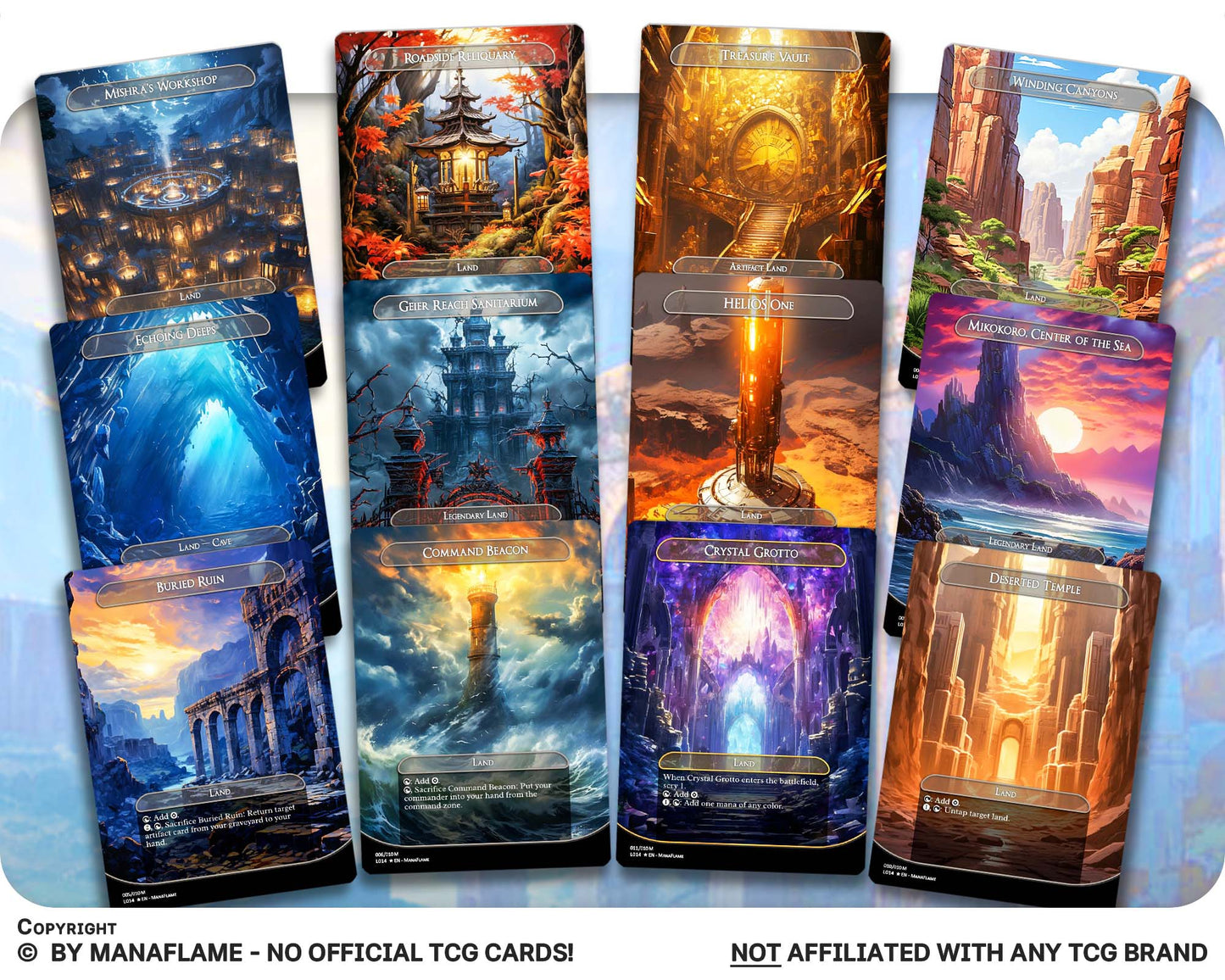 Colorless Lands Set (B)