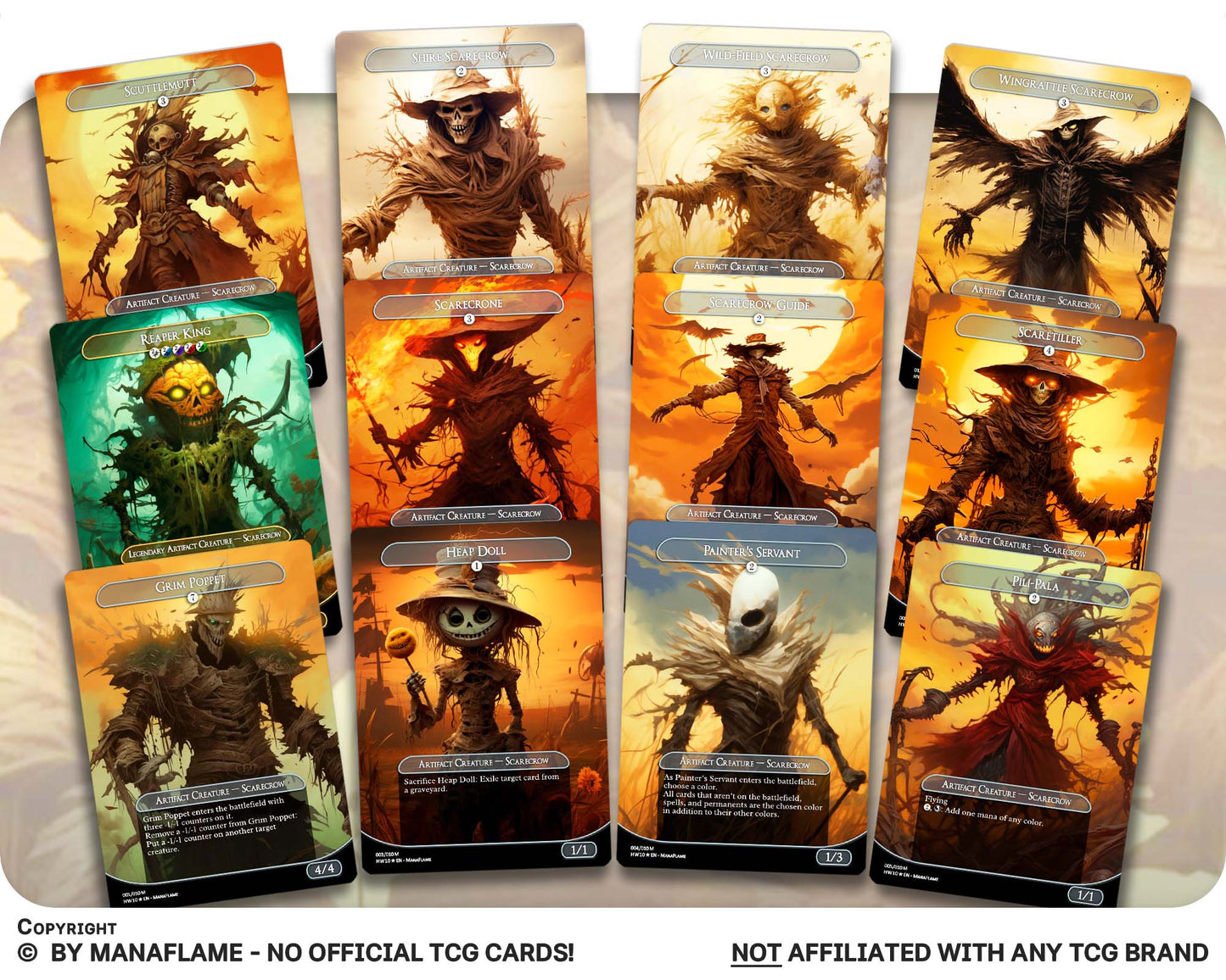 Halloween Scarecrow Set (B)
