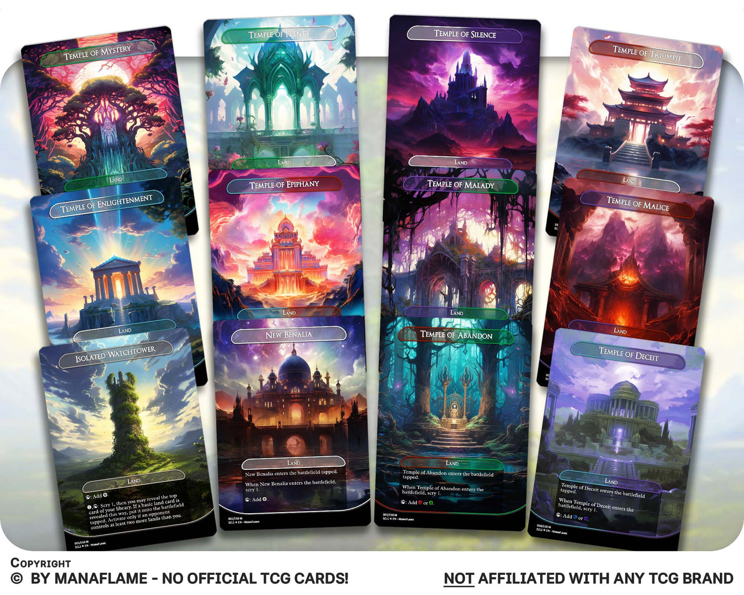Scry Lands Set (A)