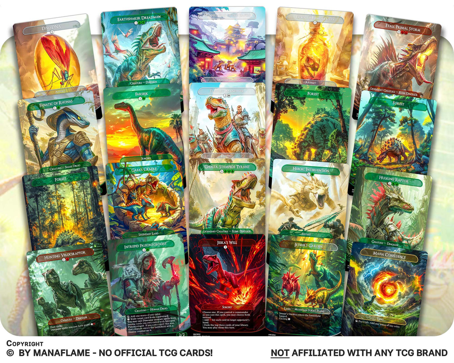 Gishath Dinosaur Tribal EDH