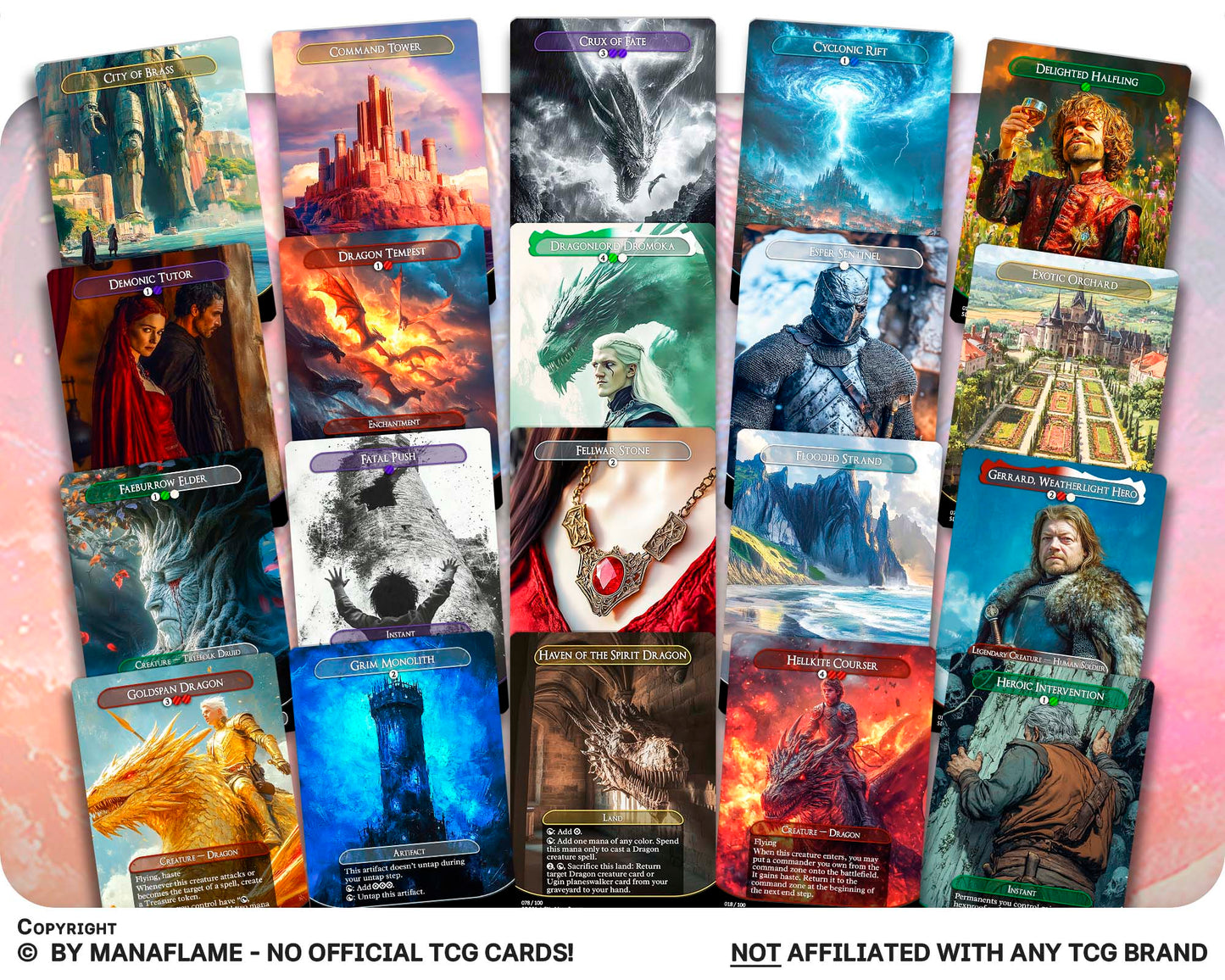 The Ur-Dragon Game of Thrones Theme EDH Deck