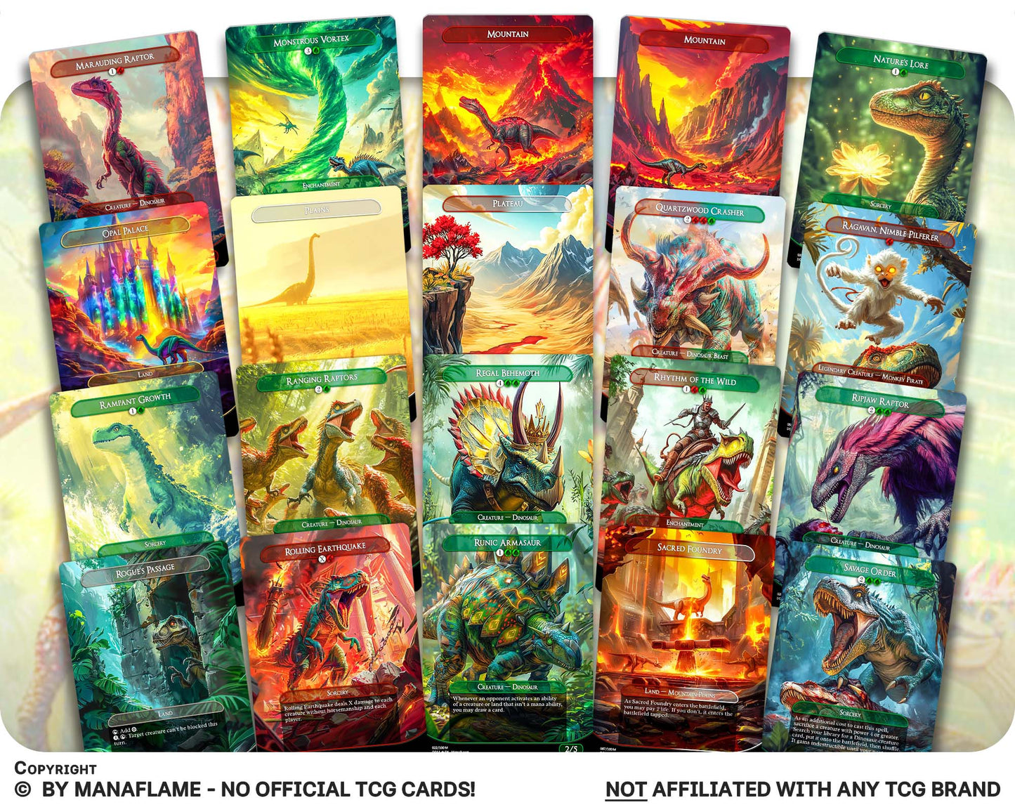 Gishath Dinosaur Tribal EDH