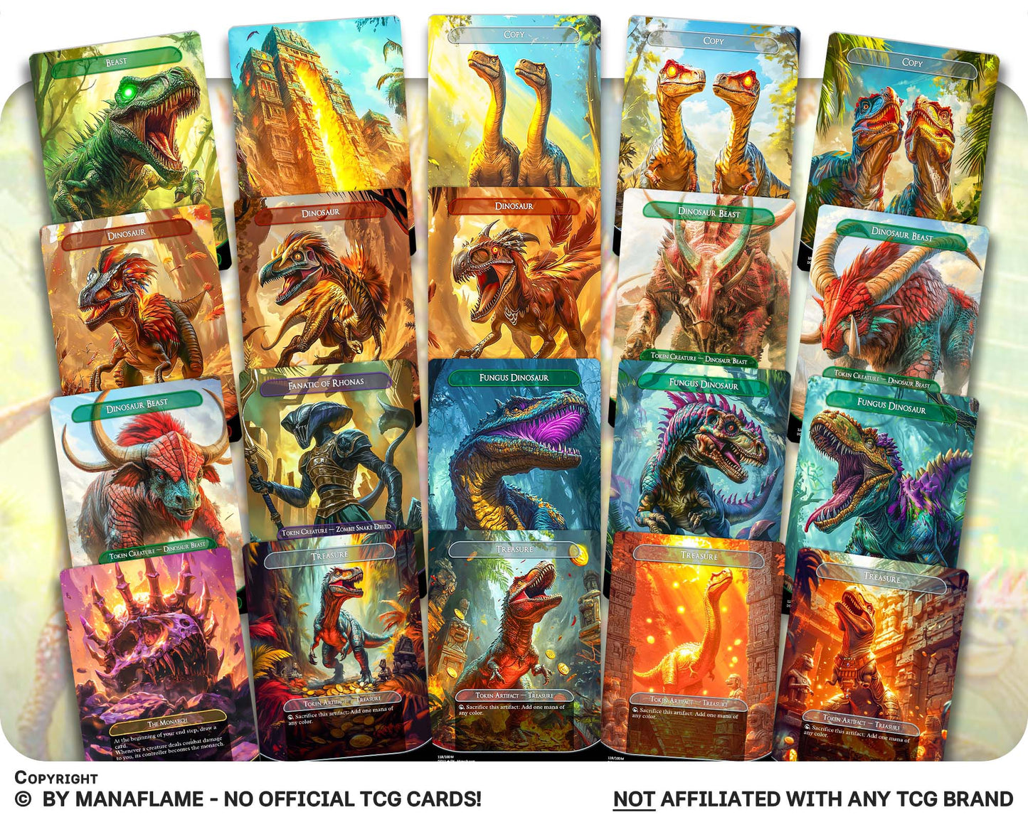 Gishath Dinosaur Tribal EDH