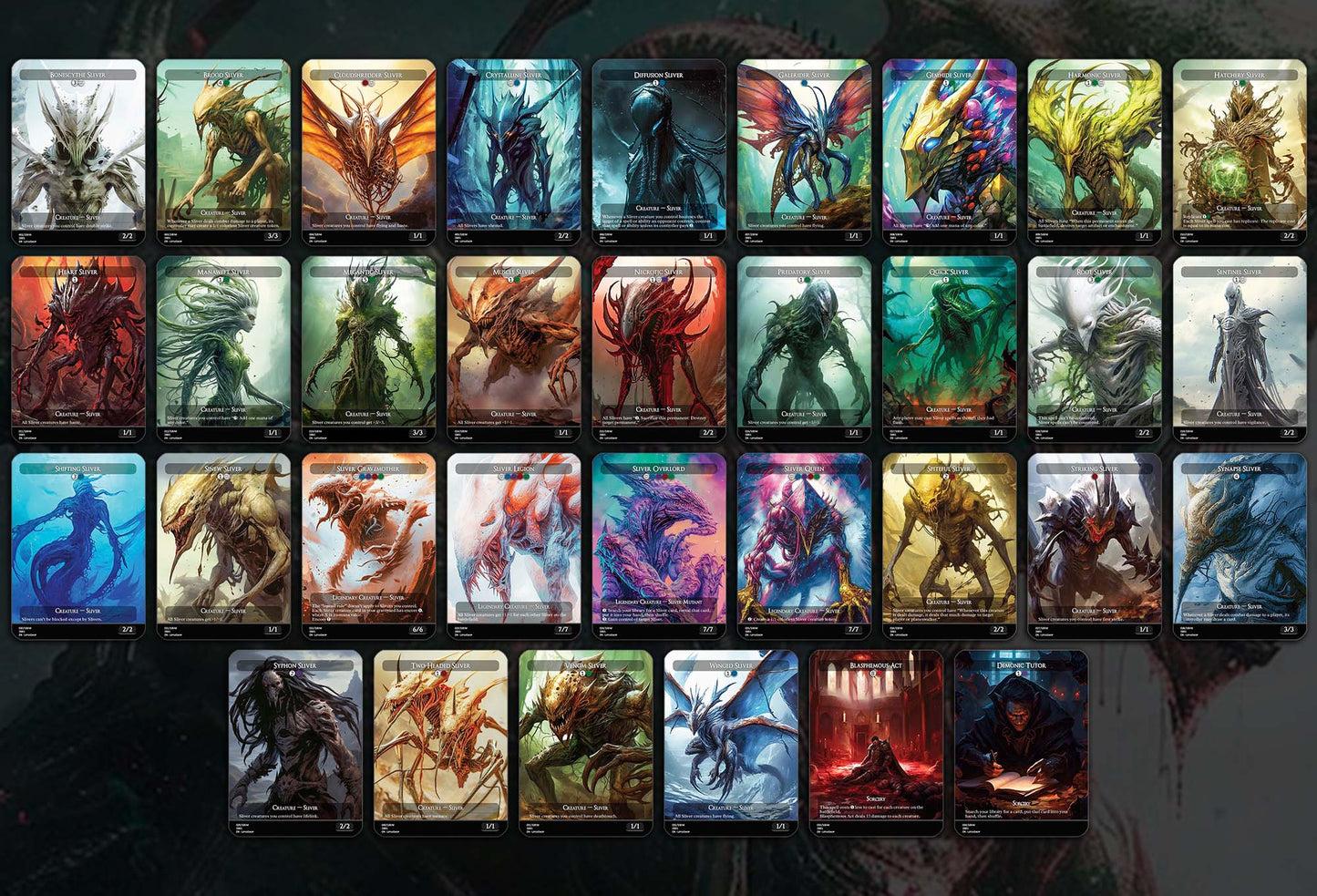 Sliver Hivelord Tribal EDH Deck