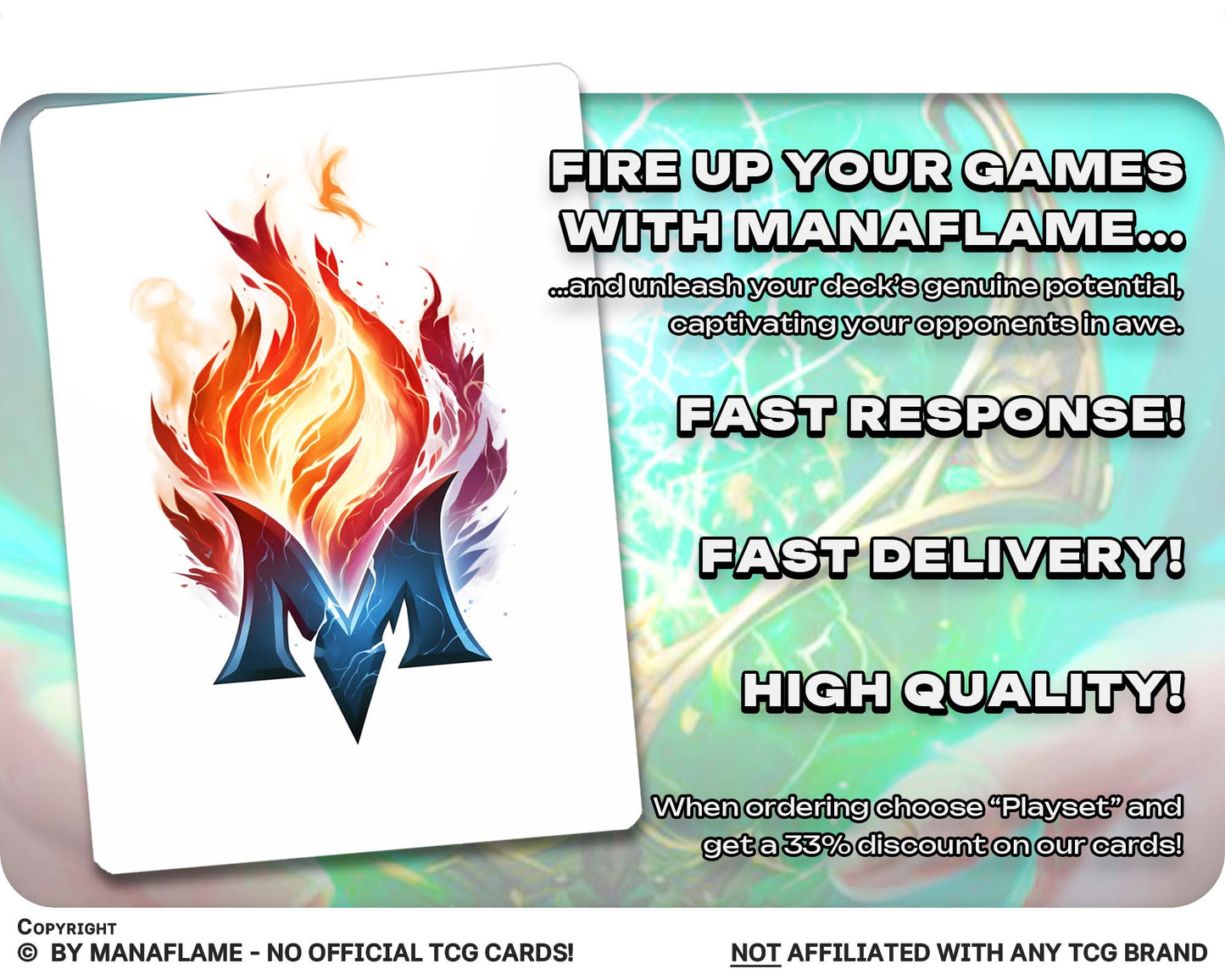 Green Blue Mana Rocks Set (A)