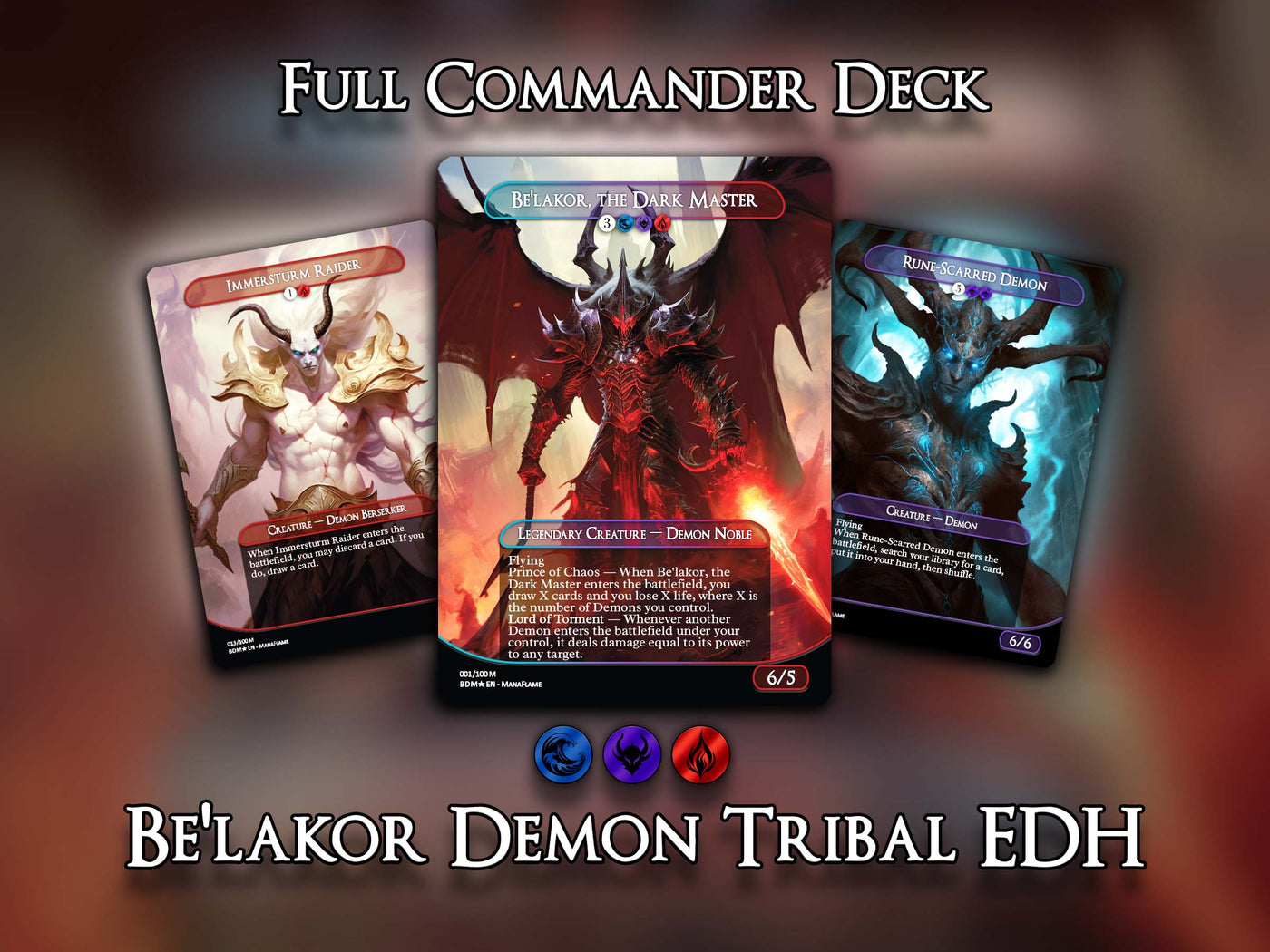 Be'lakor Demon Tribal EDH Deck