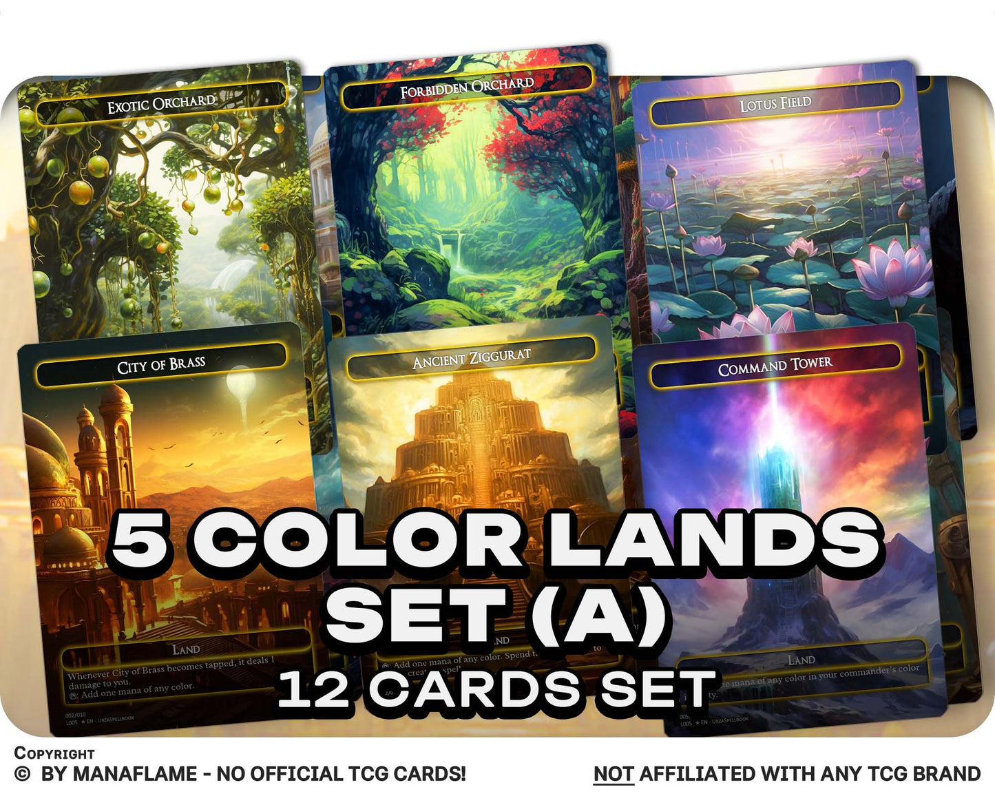 5 Color Lands Set (A)