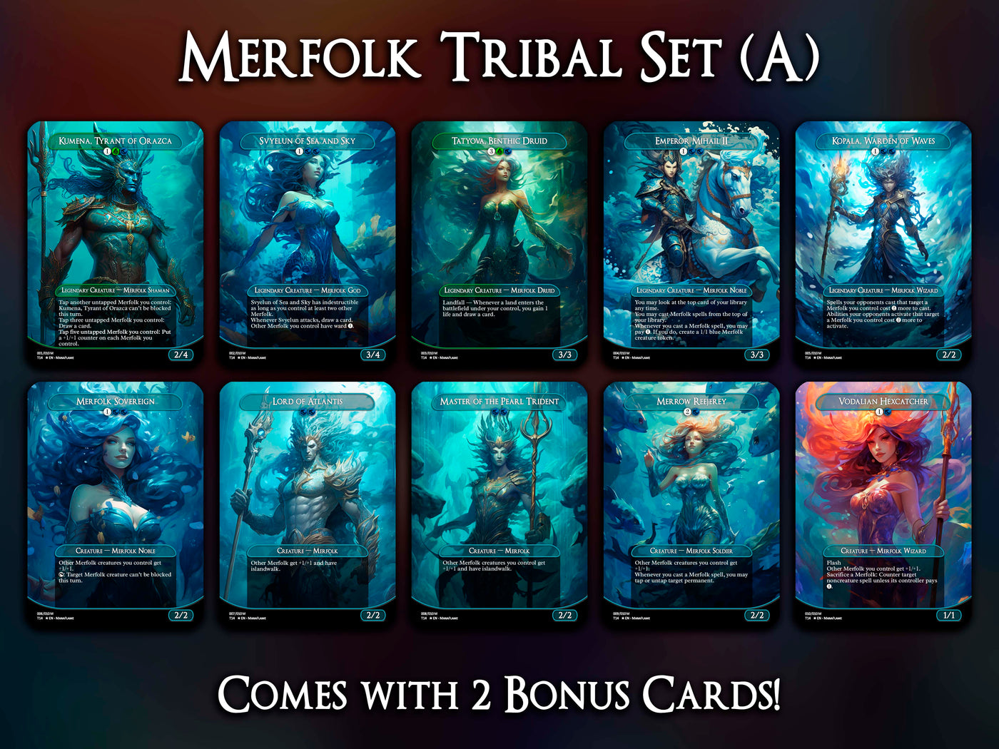 Merfolk Tribal Set (A)