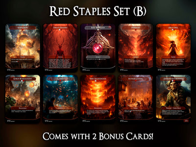 Red Staples Set (B)