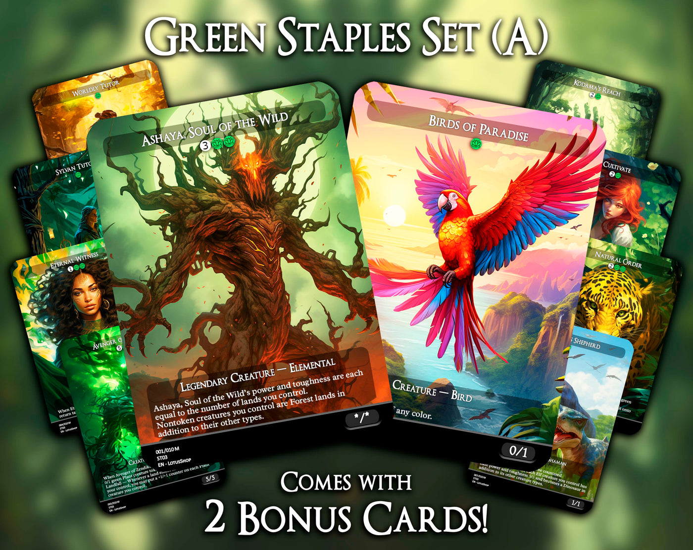 Green Staples Set (A)