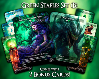 Green Staples Set (B)