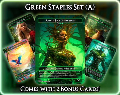 Green Staples Set (A)