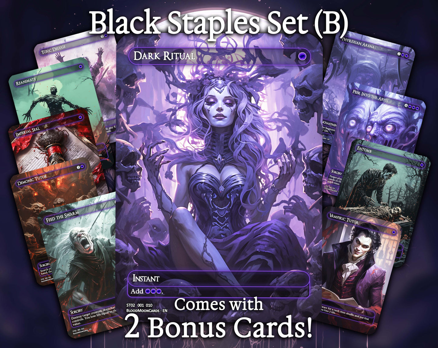 Black Staples Set (B)