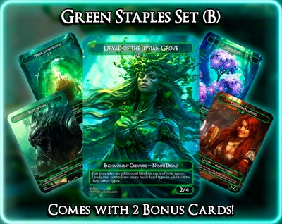 Green Staples Set (B)