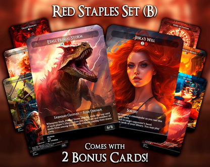 Red Staples Set (B)