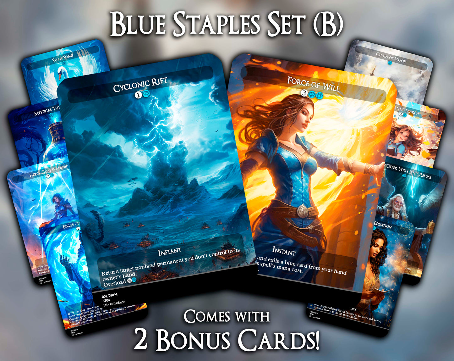 Blue Staples Set (B)
