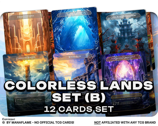 Colorless Lands Set (B)