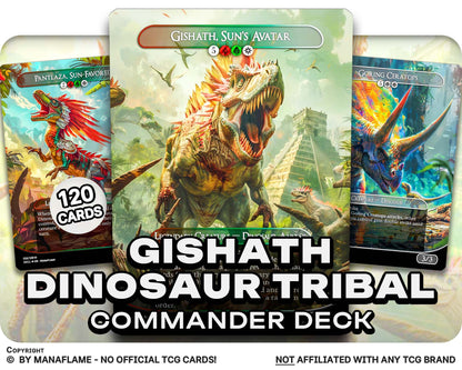 Gishath Dinosaur Tribal EDH