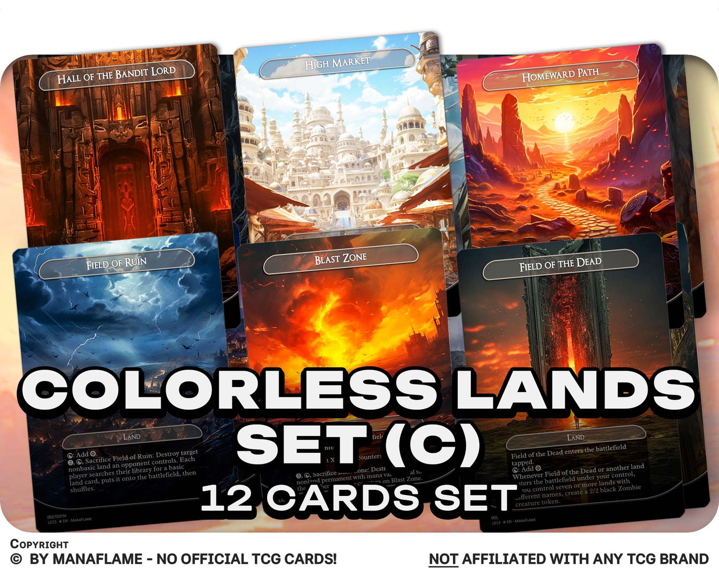 Colorless Lands Set (C)