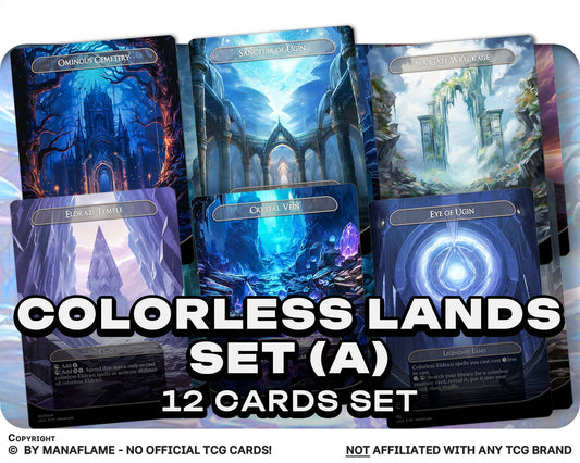 Colorless Lands Set (A)