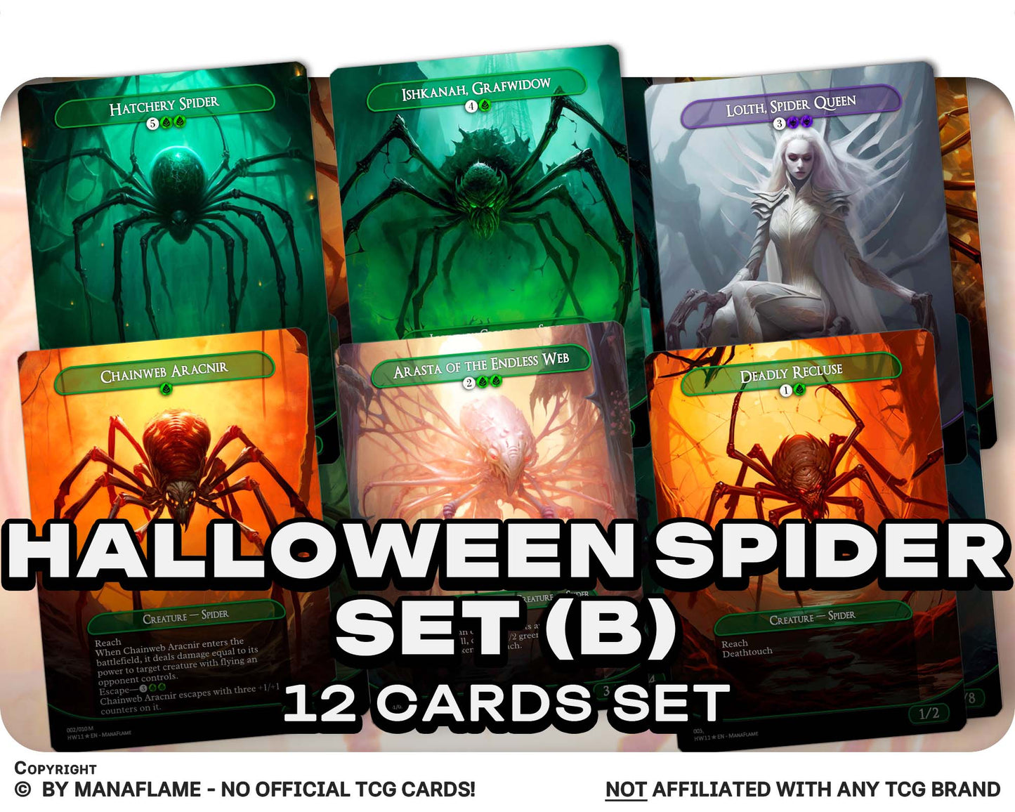 Halloween Spider Set (B)
