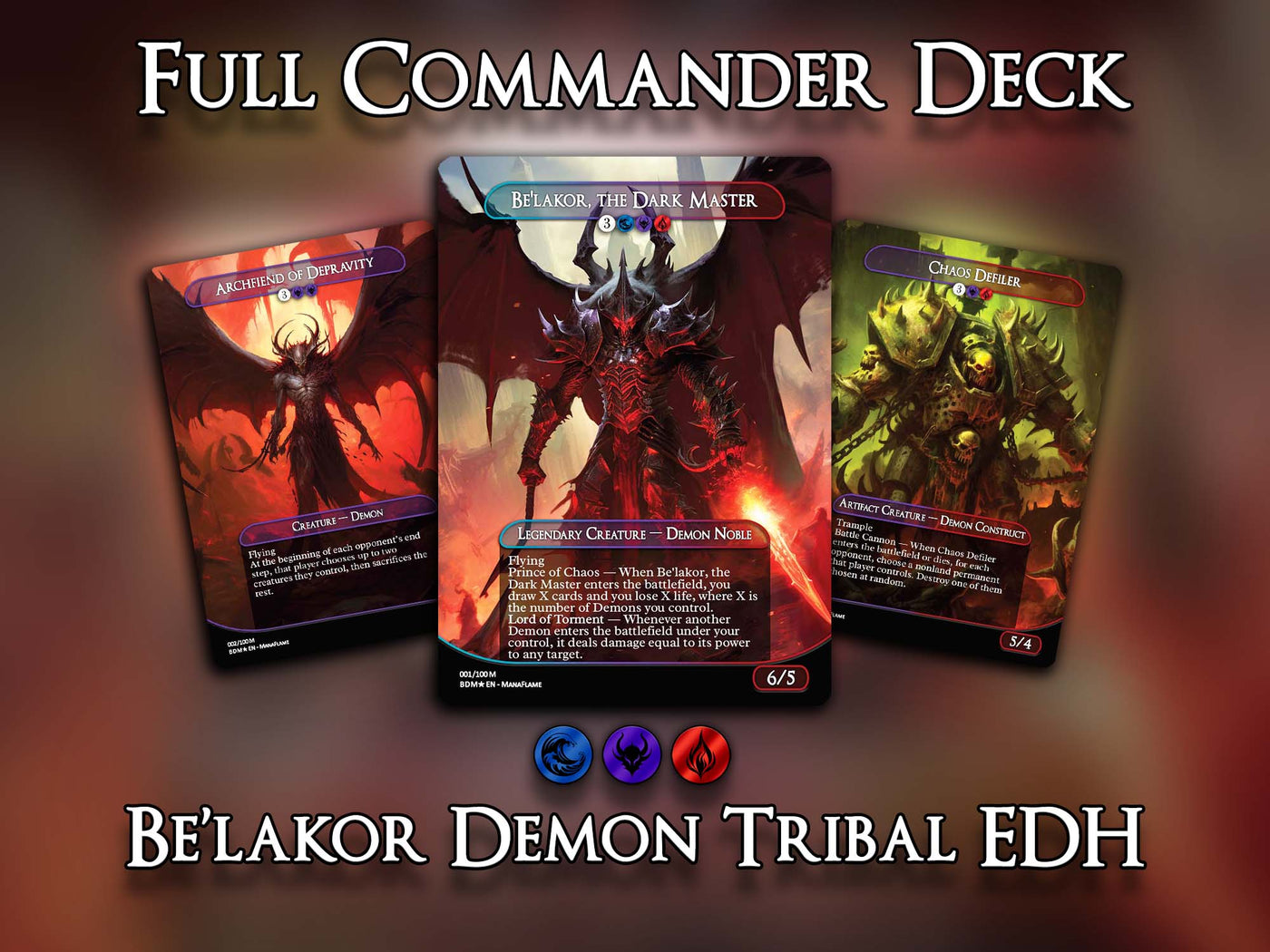 Be'lakor Demon Tribal EDH Deck